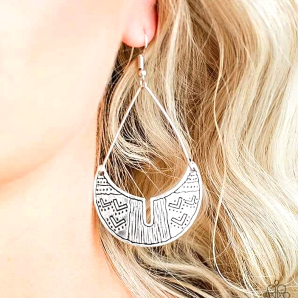 Aztec Design Earrings